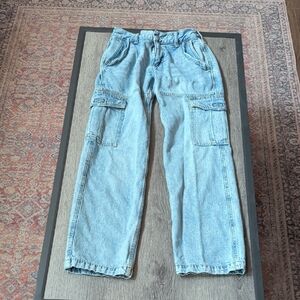 Light Blue Cargo Jeans